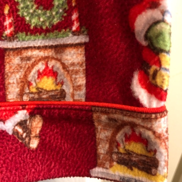 Vtg. Nick & Nora Festive Red Kids Pajamas Size 14 - Picture 10 of 10